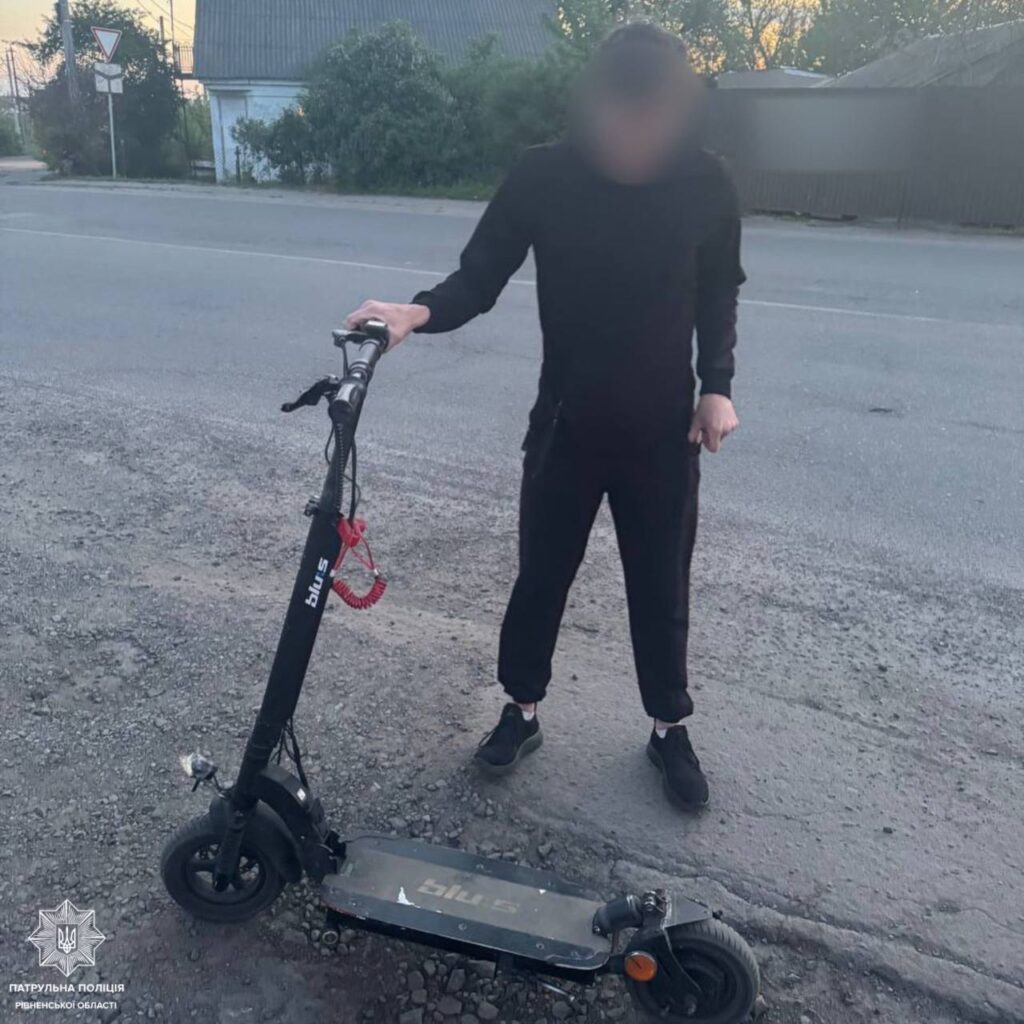 1 Їдеш п’яний на електросамокаті — готуйся отримати штраф у 17 тисяч гривень