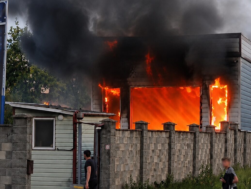 У Рівному на Київській горів автомобіль