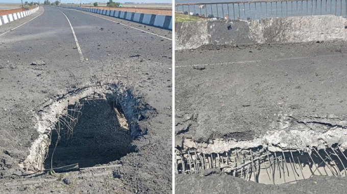 ЗСУ вивели з ладу стратегічний Чонгарський міст, який веде до Криму