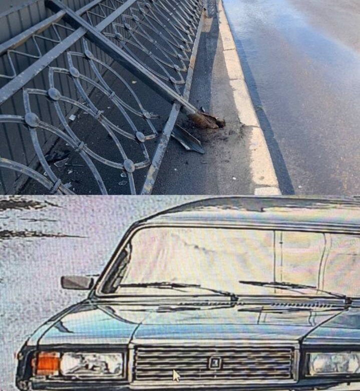 У Рівному водій ВАЗу зніс огорожу та втік з місця ДТП