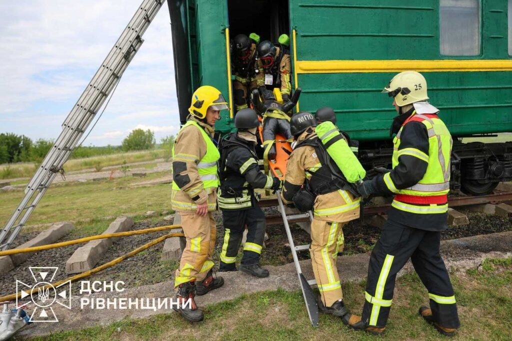 1 На Рівненщині рятувальники з семи країн світу провели міжнародні навчання