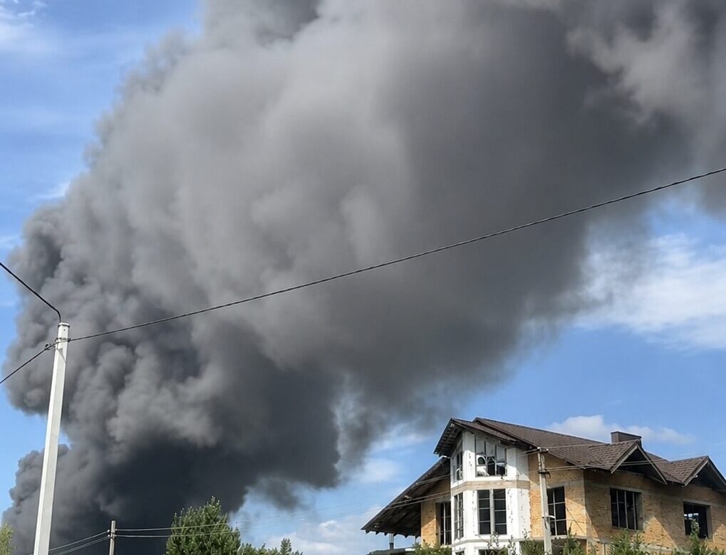 На Дубенщині горить завод із виробництва пінопласту (ОНОВЛЮЄТЬСЯ)