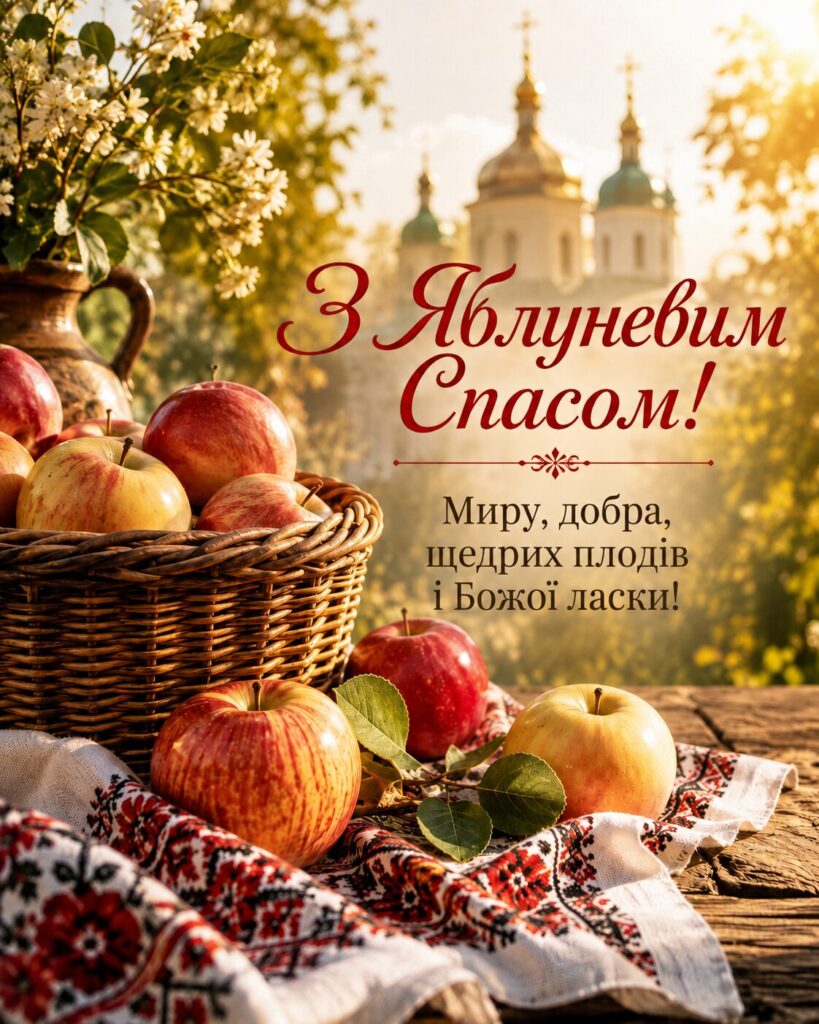 1 Яблуневий Спас 6 серпня: як привітати рідних