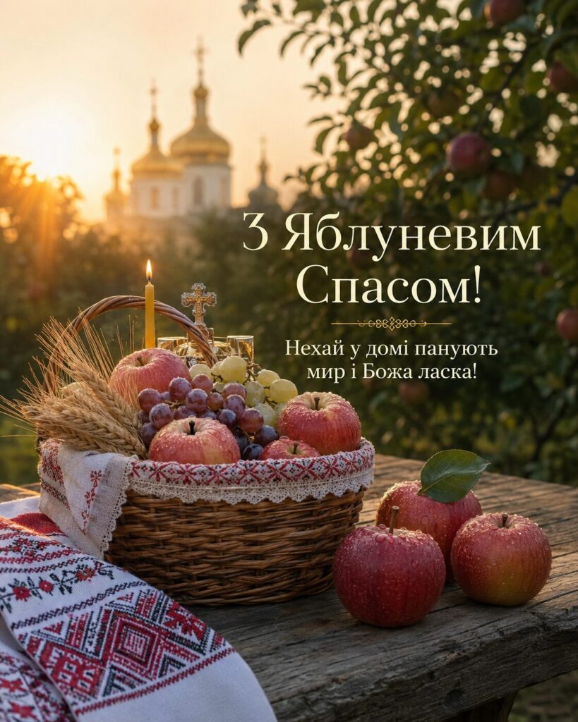 1 Яблуневий Спас 6 серпня: як привітати рідних