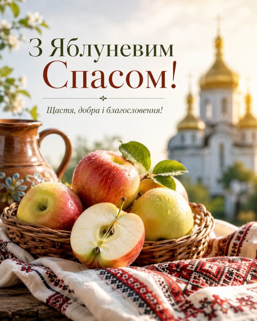 1 Яблуневий Спас 6 серпня: як привітати рідних