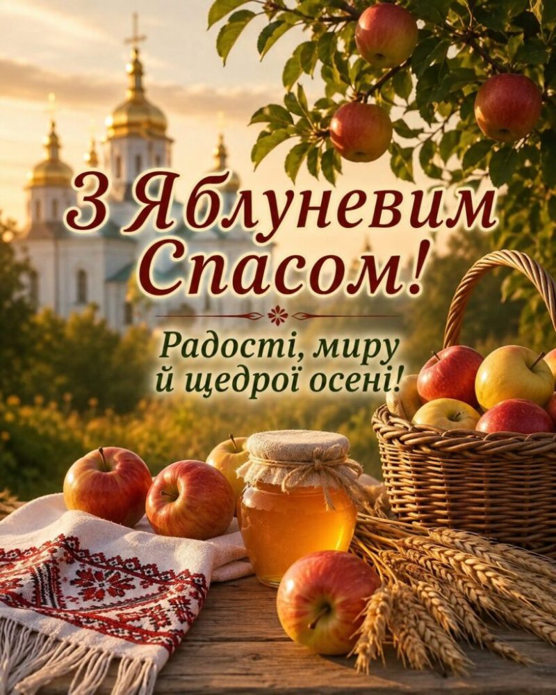 1 Яблуневий Спас 6 серпня: як привітати рідних