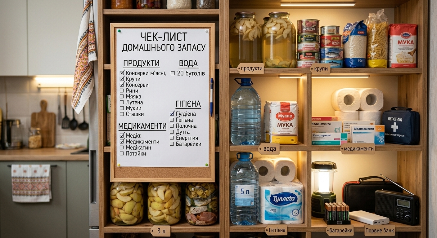 Як зібрати розумний домашній запас на випадок перебоїв із постачанням у магазинах через обстріли— поради та чек-лист 0000