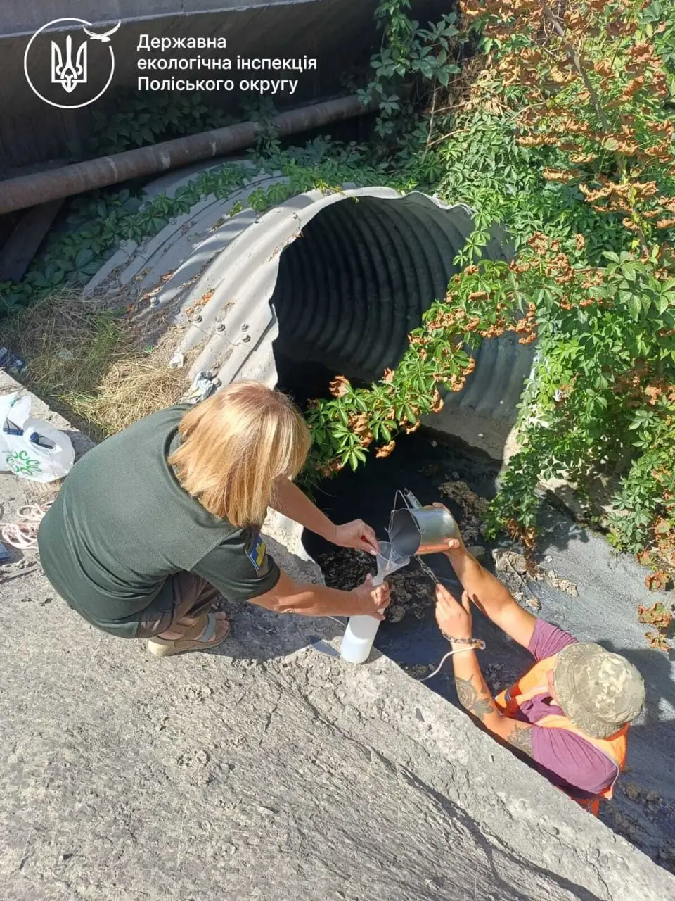 У Рівному забруднена вода зі зливової каналізації потрапляє у водойму 0000