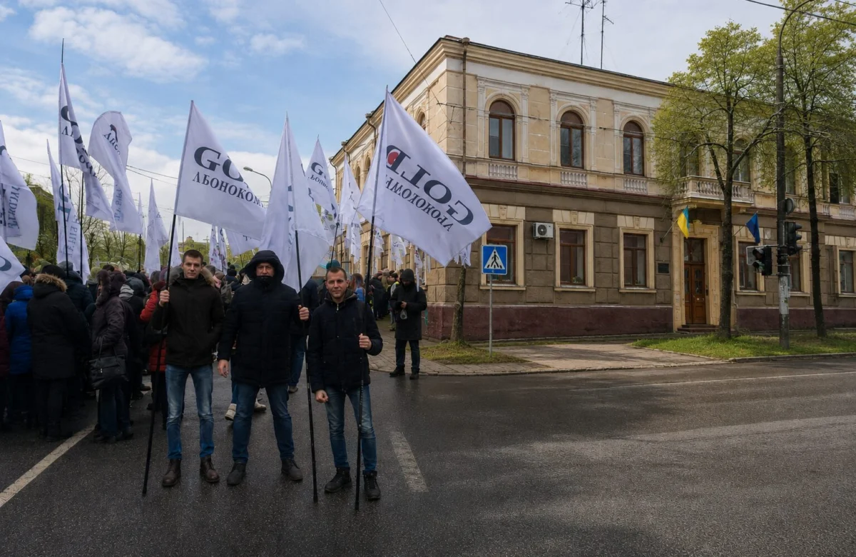 Рівненський льонокомбінат виходить на протест під митницею: керівника звинувачують у свавіллі та корупції
