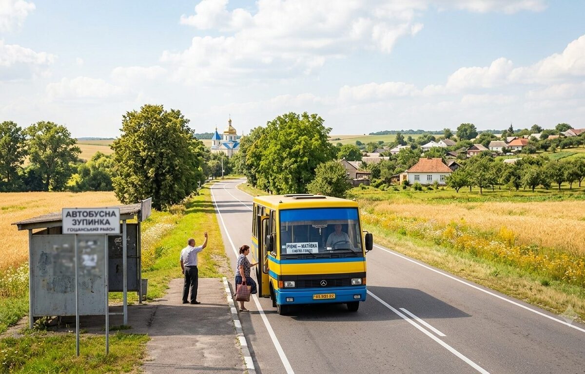 Автобуси не ходять з лютого — чому селяни під Рівним змушені щодня долати кілометри пішки