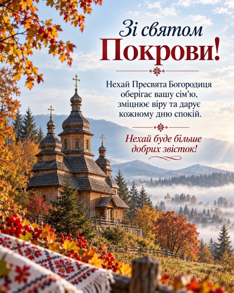 1 Покрова та День захисників і захисниць України: як привітати рідних і близьких